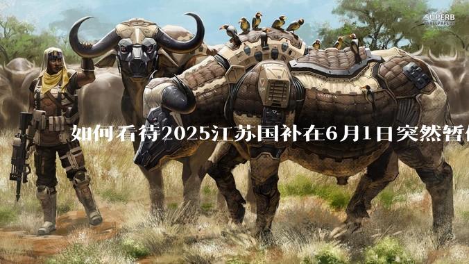 如何看待2025江苏国补在6月1日突然暂停下线？